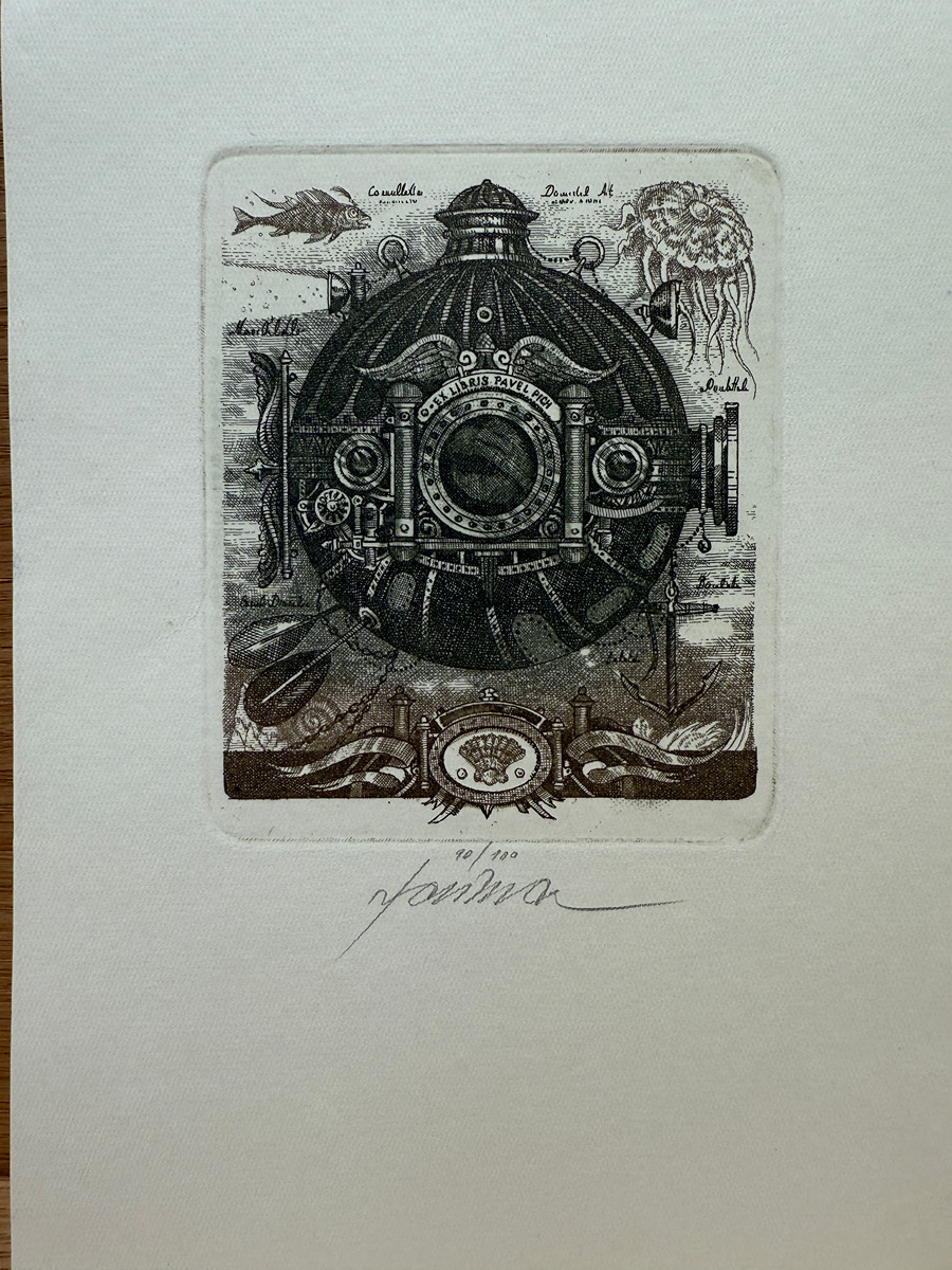 Milan Bauer (1960) - Milan Bauer, Exlibris Pavel Pich