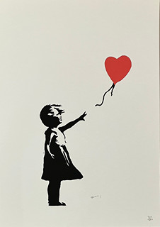 Banksy - Holčička s balónkem