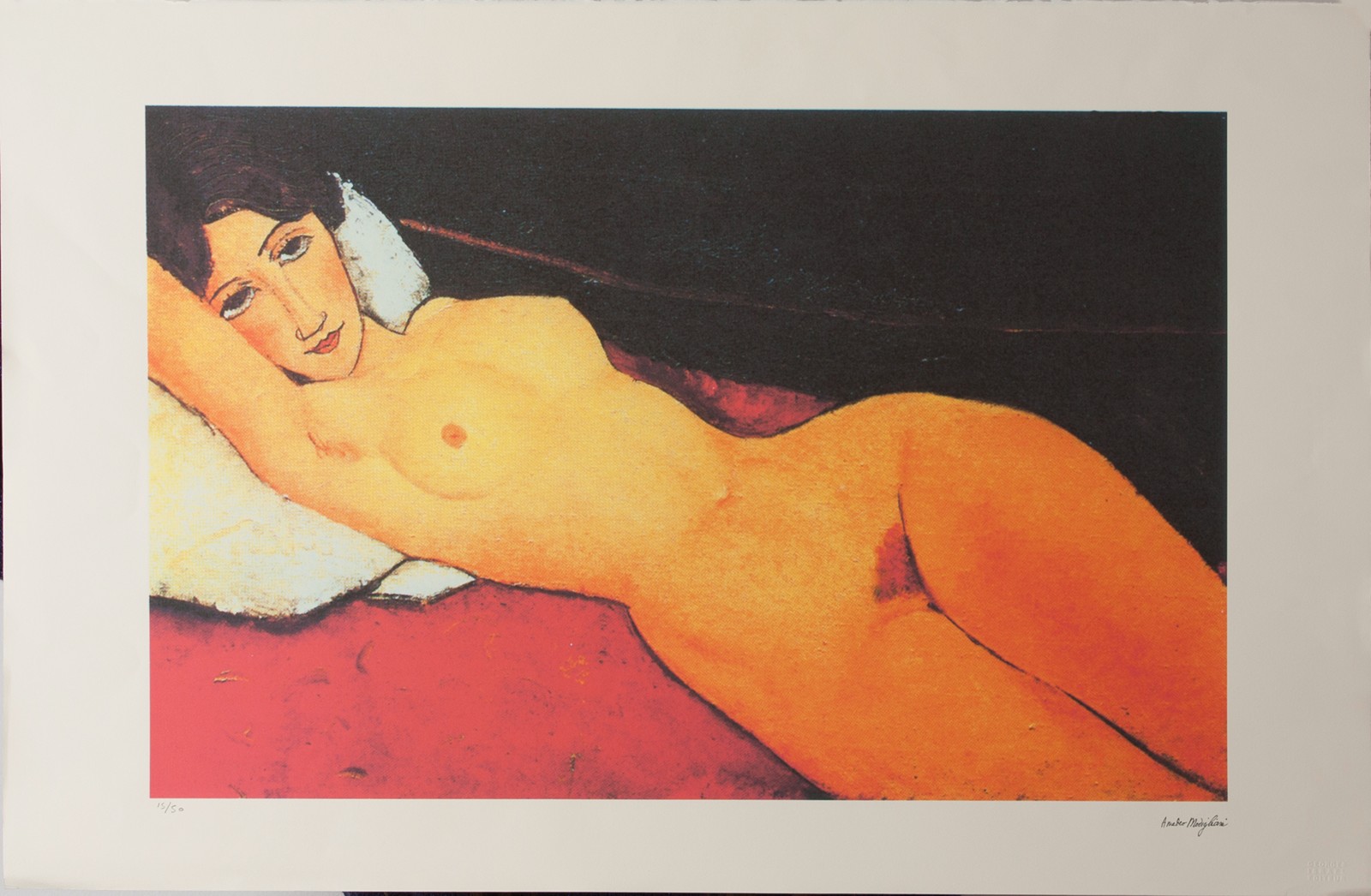Amedeo Modigliani (1884 - 1920) - Ležící Akt