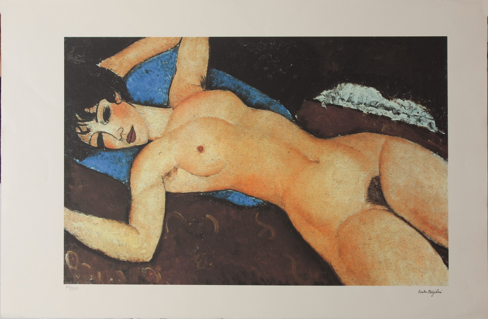 Amedeo Modigliani (1884 - 1920) - Ležící Akt