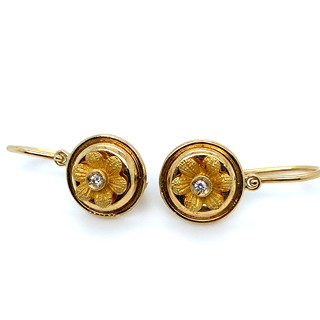 Náušnice s diamanty | 18k. | Rakousko 1860