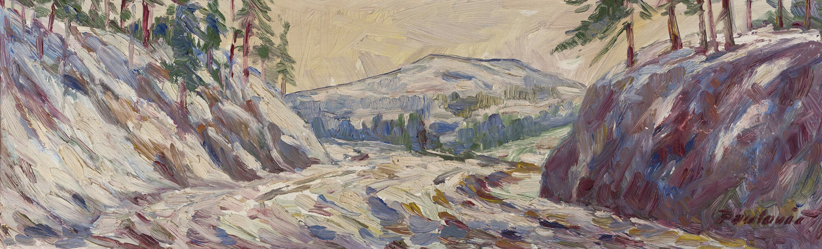 EMIL PAULOVIČ (1922-2004) - Zimná krajina
