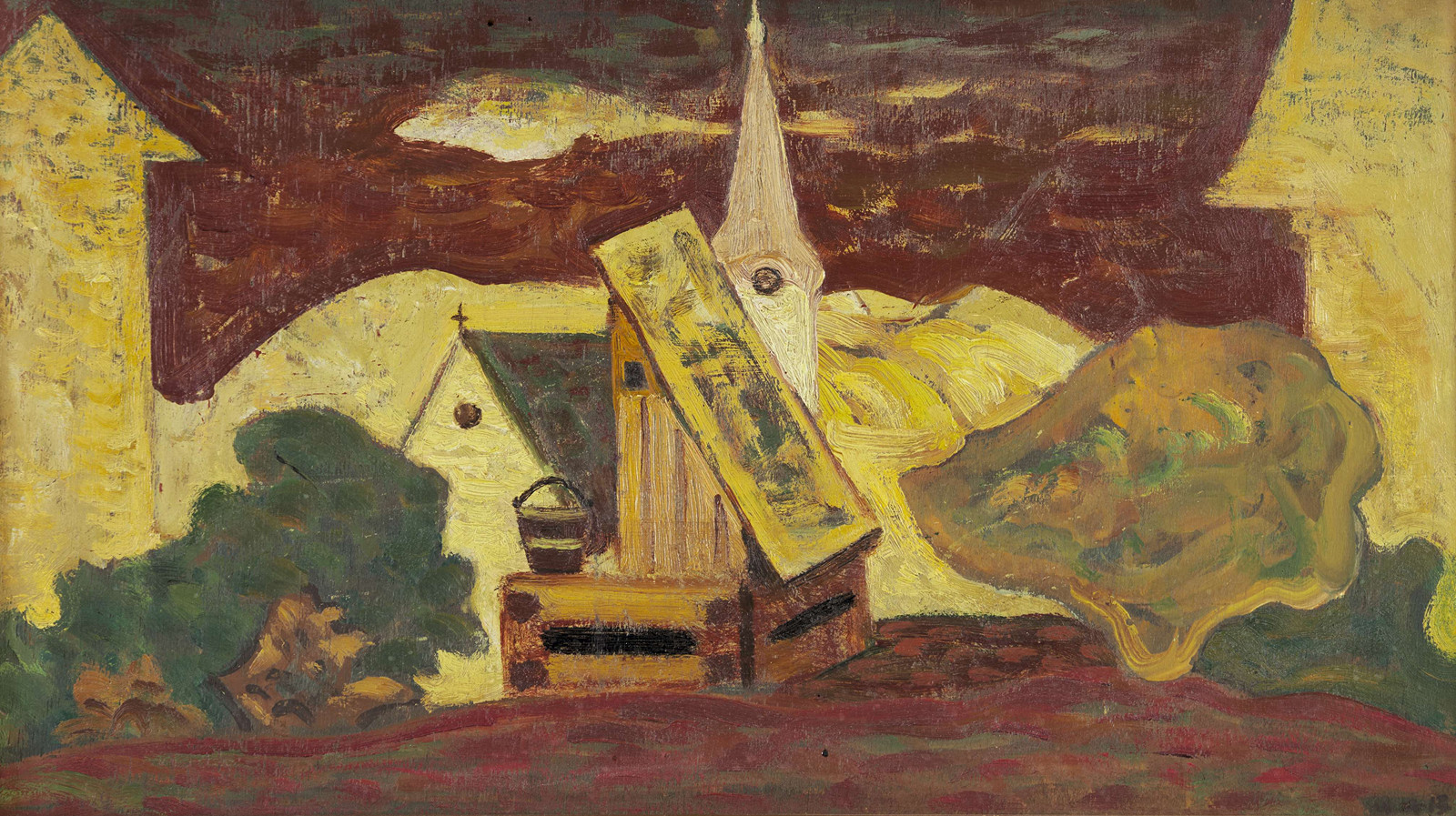 Miloš Alexander Bazovský (1899 - 1968) - Studňa