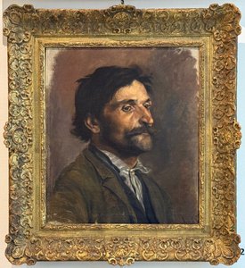 Ladislav Mednyánszky (1852 - 1919) - Portrét muža