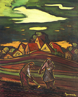 ANTON JASUSCH (1882-1965) - Na poli