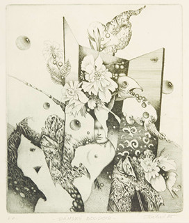 JOSEF KÁBRT (1920-1989) - Dámsky boudoir