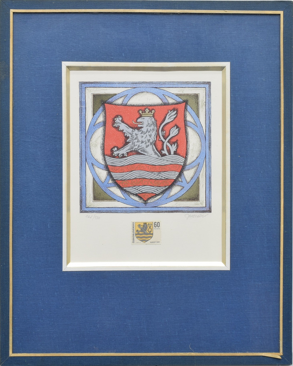 HERČÍK Josef (1922-1999): Znak Karlových Varů.