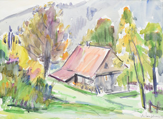 KRAUS Milan (1927-2009): Chalupa v Krušných horách.