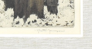 STRETTI-ZAMPONI Jaromír (1882-1959): Hřbitov.