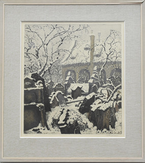 STRETTI-ZAMPONI Jaromír (1882-1959): Hřbitov.