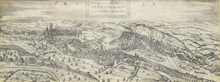 HOGENBERG Franz (1540-1590): Praga Bohemiae metropolis accv ratissime expressa.