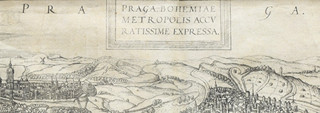 HOGENBERG Franz (1540-1590): Praga Bohemiae metropolis accv ratissime expressa.