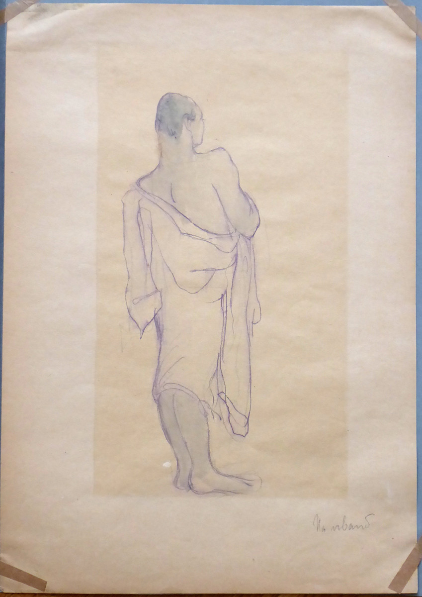 LADISLAV ŠALOUN (1870-1946) - PACIENT ZAHALENÝ DO PROSTĚRADLA