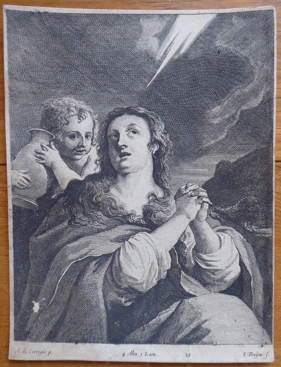 JAN VAN TROYEN (1610-cca 1666) - SVĚTICE PODLE ANTONIO ALLEGRI DA CORREGGIO