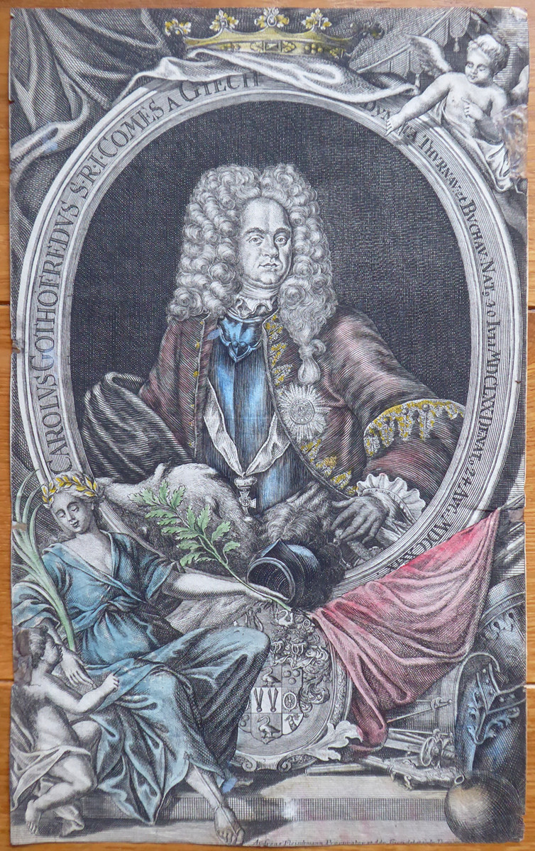 ANDREAS FLEISCHMANN - KARL GOTTFRIED II., HRABĚ Z GIECH-THURNAU (1670-1729)