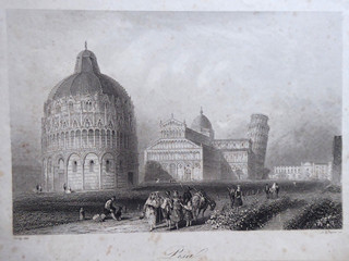 AUGUSTE-VICTOR DEROY (1823-1906) - PISA