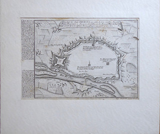 GABRIEL BODENEHR STARŠÍ (1664-1758) - CREMONA - PLÁN MĚSTA S OPEVNĚNÍM