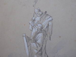 LADISLAV ŠALOUN (1870-1946) - NÁVRH POMNÍKU SVATÉHO CYRILA A METODĚJE