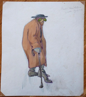 LADISLAV ŠALOUN (1870-1946) - VLASTNÍ KARIKATURA