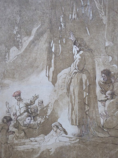REMBRANDT VAN RIJN (1606-1669) - VZKŘÍŠENÍ LAZARA, POZDĚJŠÍ TISK