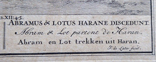 JACOB DE LATER (cca 1680-1728) - ABRAHAM A LOT OPOUŠTĚJÍ HARANA