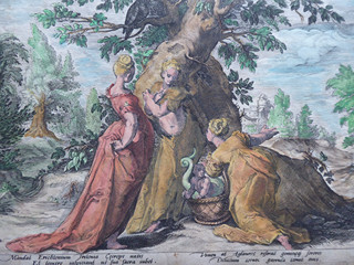 HENDRIK GOLTZIUS (1558-1617) - NALEZENÍ ERICHTHONIA DCERAMI CECROPSE 