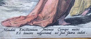 HENDRIK GOLTZIUS (1558-1617) - NALEZENÍ ERICHTHONIA DCERAMI CECROPSE 
