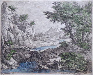 ABRAHAM GENOELS (1640-1723) - KRAJINA S ŘEKOU A SKALAMI