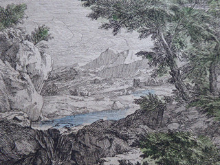 ABRAHAM GENOELS (1640-1723) - KRAJINA S ŘEKOU A SKALAMI