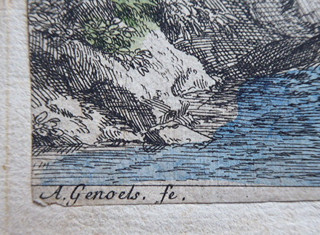 ABRAHAM GENOELS (1640-1723) - KRAJINA S ŘEKOU A SKALAMI