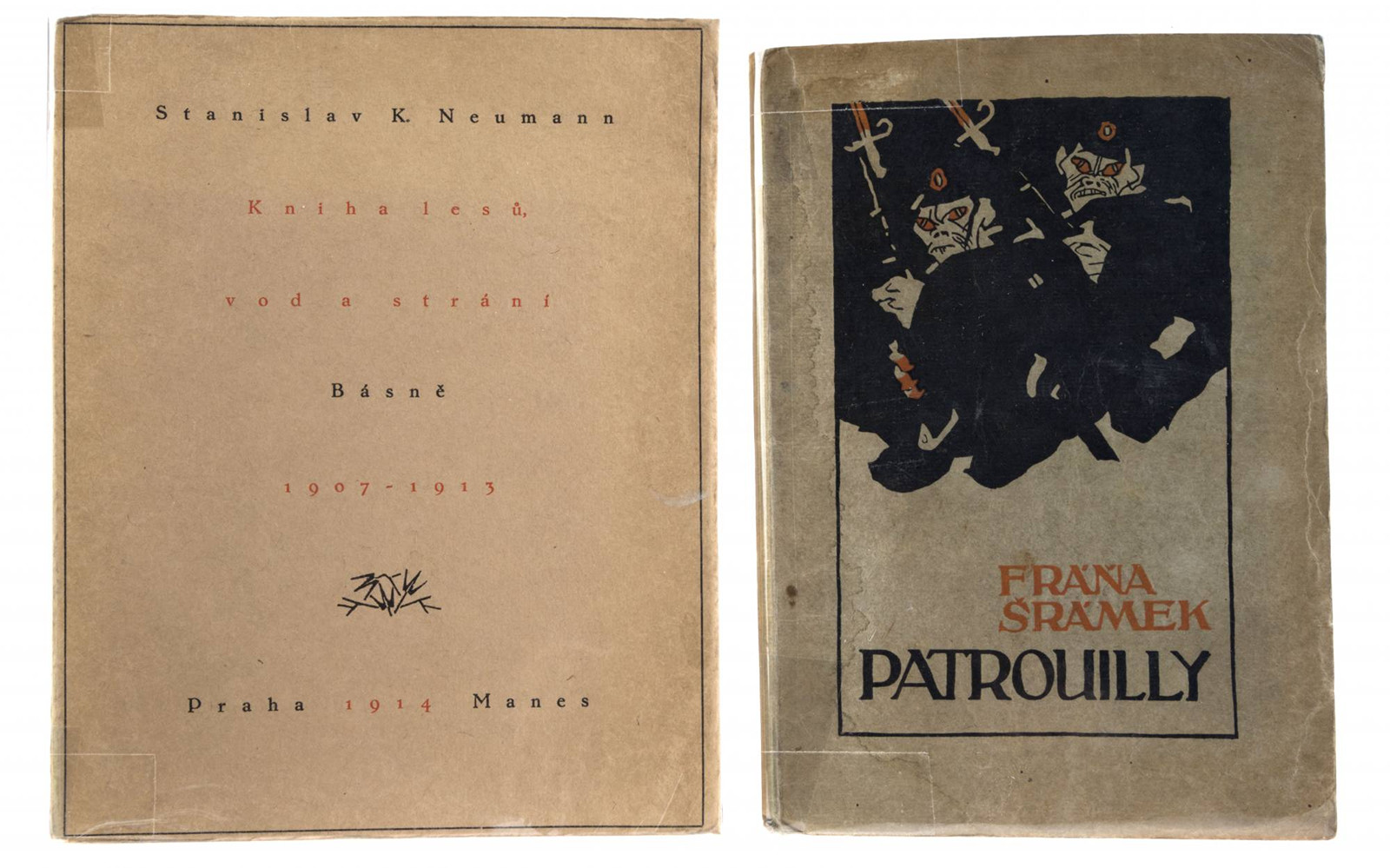 Fráňa Šrámek (1877-1952) Stanislav Kostka Neumann (1875-1947) - DVOJICE BIBLIOFILIÍ