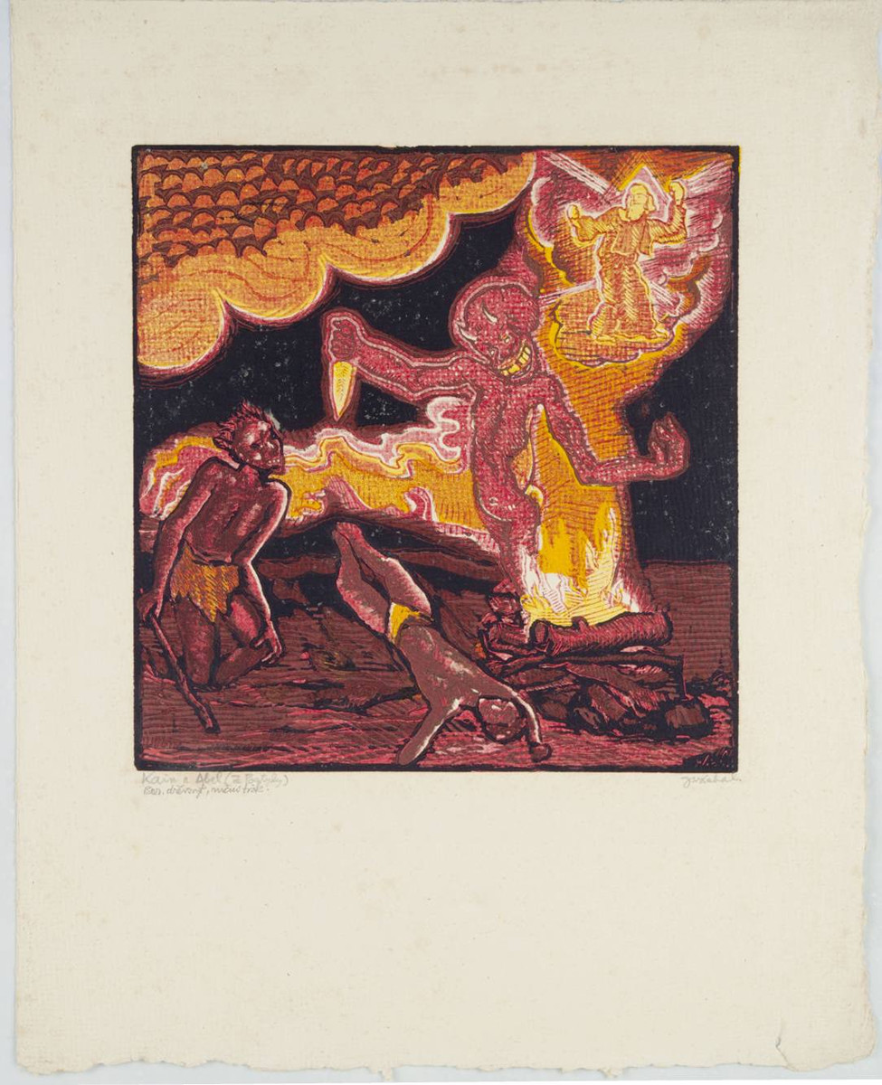 Josef Váchal (1884-1969) - KAIN A ABEL
