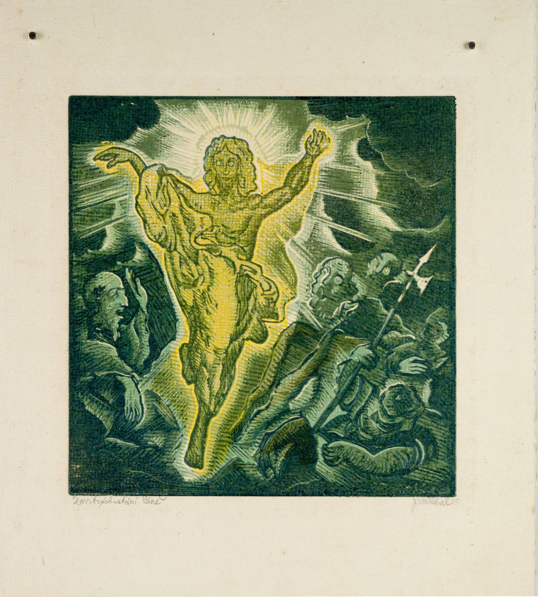 Josef Váchal (1884-1969) - ZMRTVÝCHVSTÁNÍ PÁNĚ