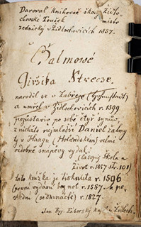 Jiří Strejc (1536-1599) - ŽALMOVÉ ANEB ZPĚVOVÉ SVATÉHO DAVIDA V RYTMY ČESKÉ NOVĚ VYLOŽENÍ A K ZPÍVÁNÍ ZFORMOVANÍ