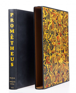 Aischylos (525-456) František Kupka (1871-1957) - PROMÉTHEUS, PŘEDNOSTNÍ VYDÁNÍ SE TŘEMI STAVY LEPTŮ