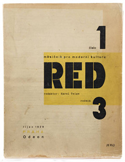 Karel Teige (1900-1951) - RED - 3 KOMPLETNÍ ROČNÍKY (1-3)