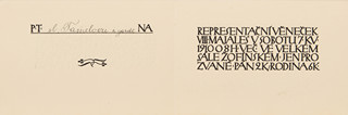 Waigant Bohumil - Plakát na Majáles 1910