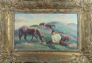 Alois Moravec (1899 - 1987) - Pastevec na polonině