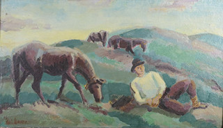 Alois Moravec (1899 - 1987) - Pastevec na polonině