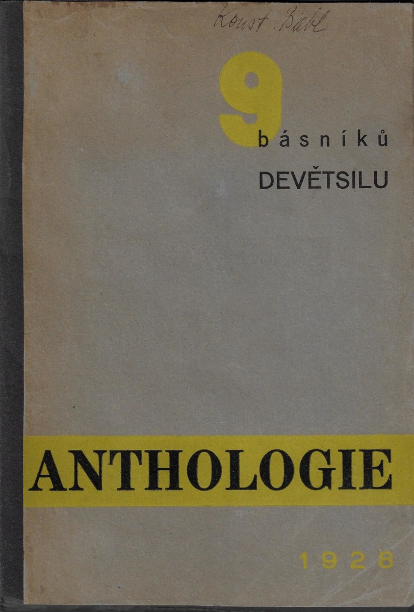Karel Teige (1900 - 1951) - Anthologie : 9 básníků Devětsilu