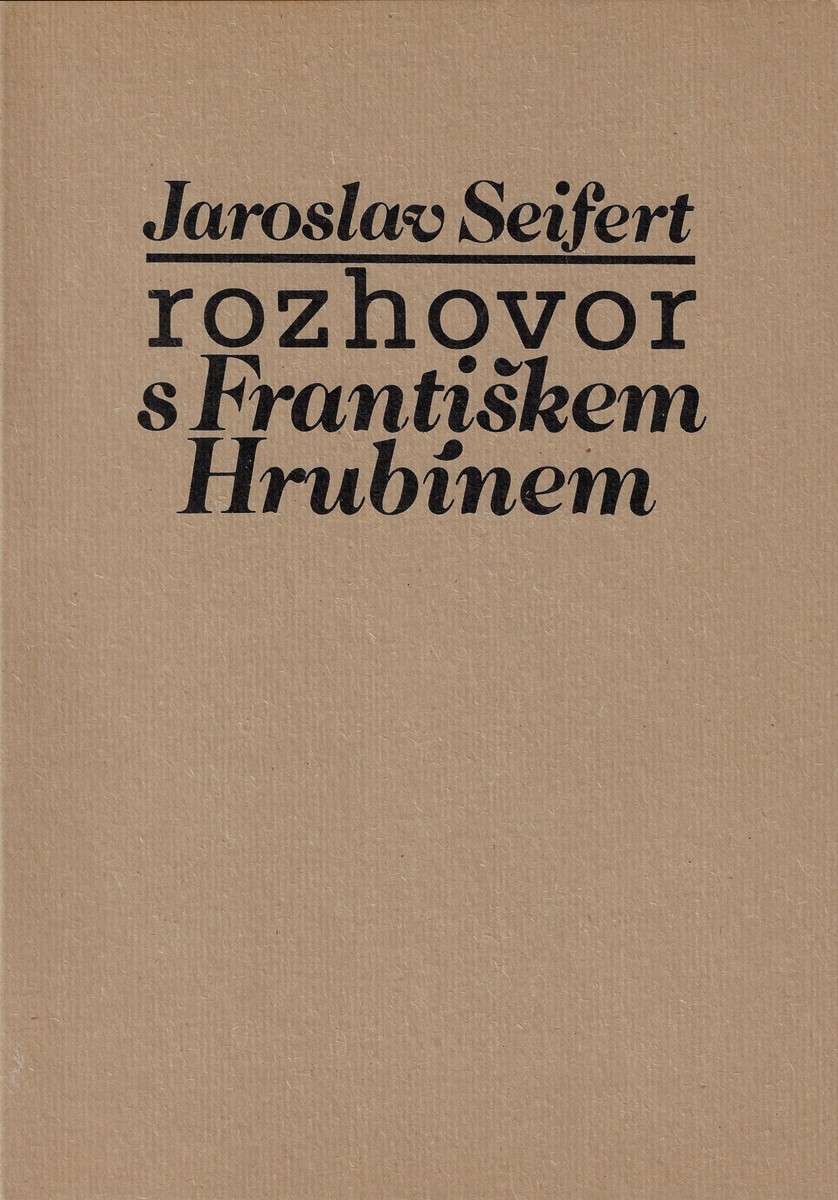 Vladimír Komárek (1928 - 2002) - Rozhovor s Františkem Hrubínem / Jaroslav Seifert ; suchá jehla Vladimír Komárek