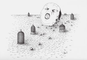 Toyen (1902 - 1980) - TIR : cycle de douze dessins 1939-1940 / Radovan Ivsic, dessins Toyen