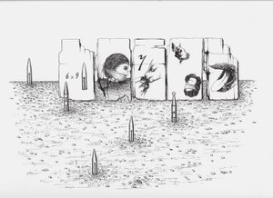 Toyen (1902 - 1980) - TIR : cycle de douze dessins 1939-1940 / Radovan Ivsic, dessins Toyen