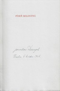Jaroslav Durych (1886 - 1962) - Píseň milostná / Jaroslav Durych ; vazba Antonín Tvrdý