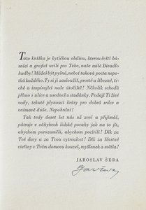 Max Švabinský (1873 - 1962) - Čeští básníci a grafici Divadlu hudby k desáté jubilejní sezóně 1949-1959