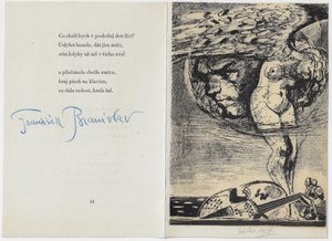 Max Švabinský (1873 - 1962) - Čeští básníci a grafici Divadlu hudby k desáté jubilejní sezóně 1949-1959