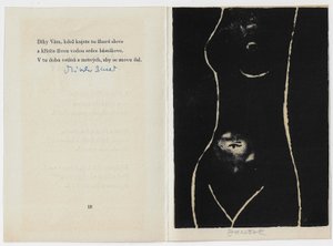 Max Švabinský (1873 - 1962) - Čeští básníci a grafici Divadlu hudby k desáté jubilejní sezóně 1949-1959