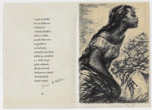 Max Švabinský (1873 - 1962) - Čeští básníci a grafici Divadlu hudby k desáté jubilejní sezóně 1949-1959