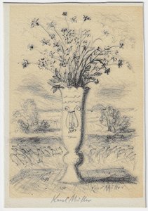 Max Švabinský (1873 - 1962) - Čeští básníci a grafici Divadlu hudby k desáté jubilejní sezóně 1949-1959