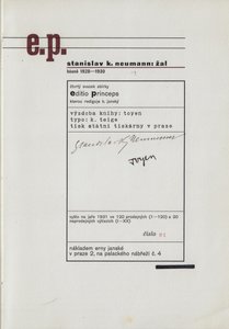 Toyen (1902 - 1980) - Žal : básně / Stanislav Kostka Neumann ; výzdoba Toyen